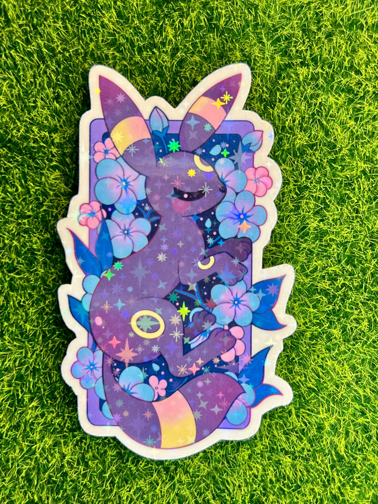 Dark Element Flower Sticker