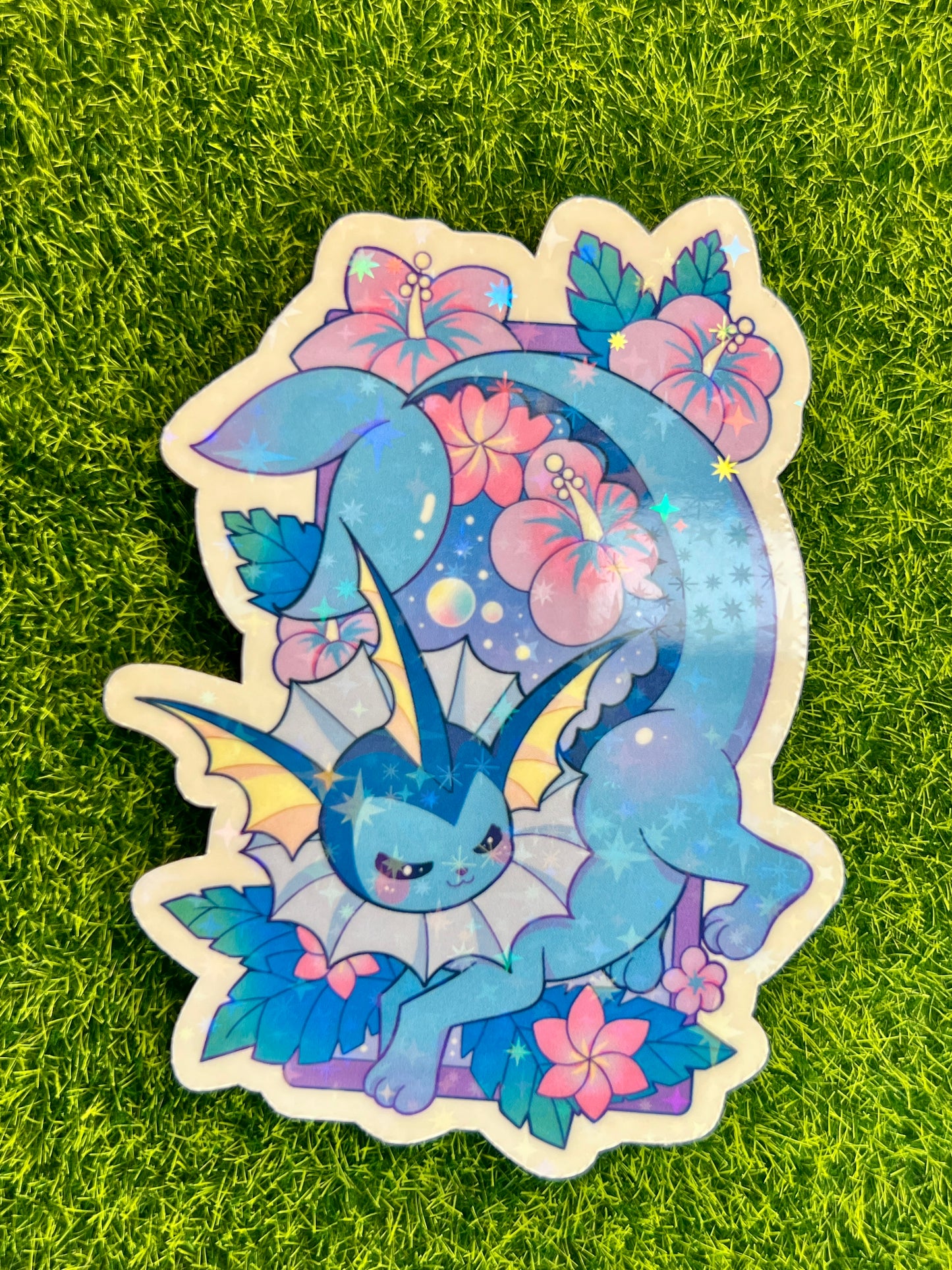 Water Element Flower Sticker