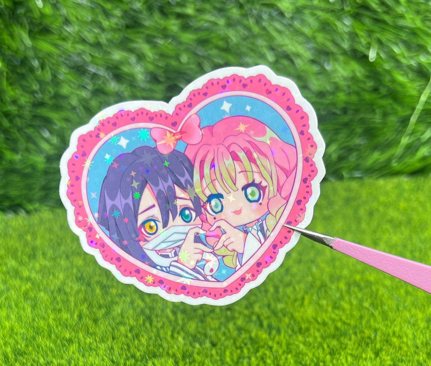 Anime Couples Sticker Slayer