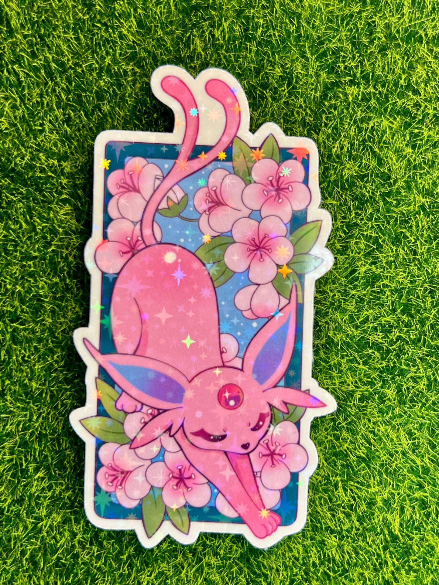 Psychic Element Flower Sticker