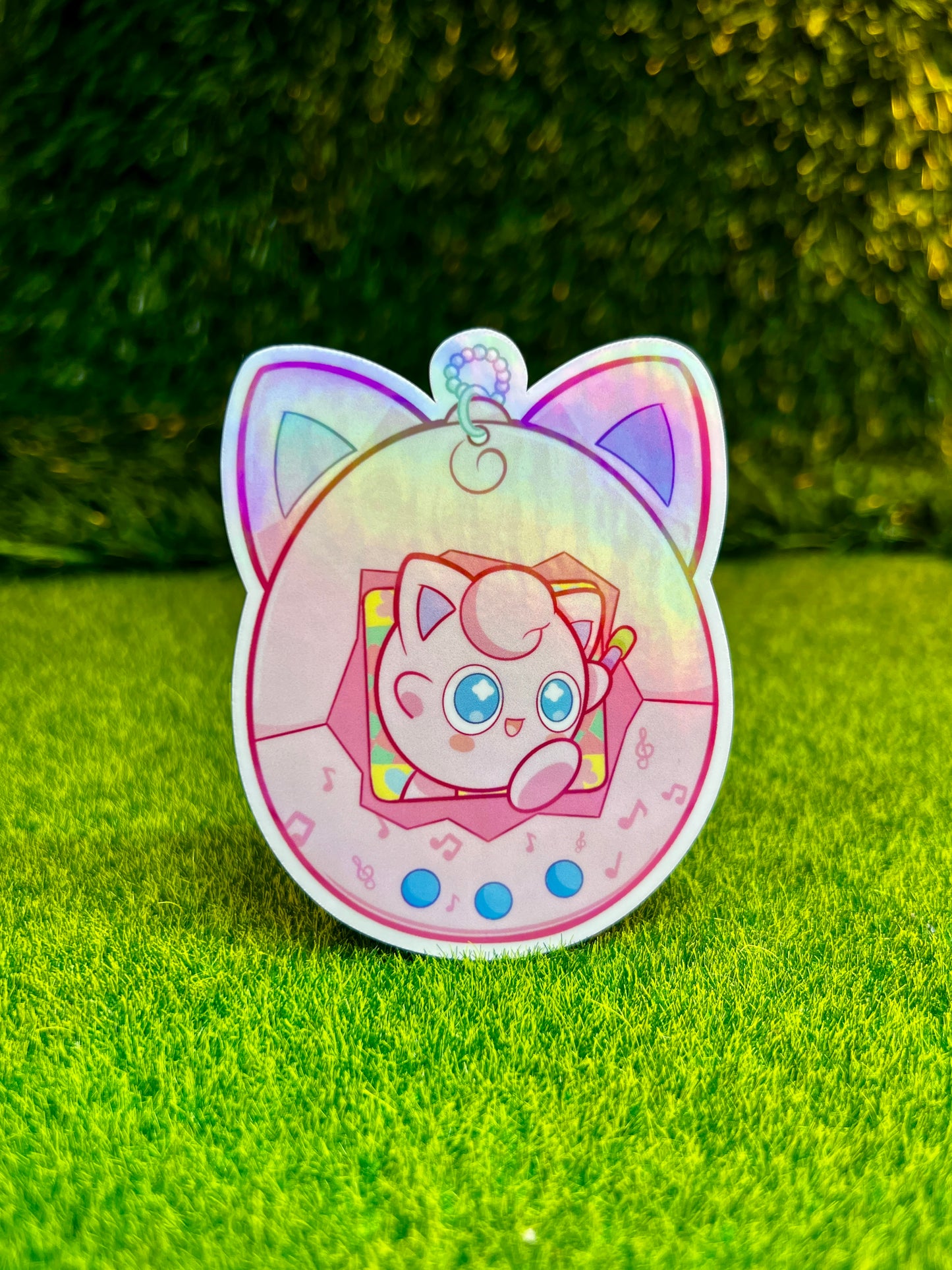 Tama Sticker Pink Puff
