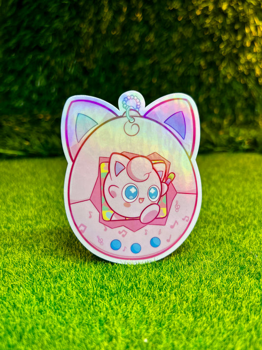 Tama Sticker Pink Puff