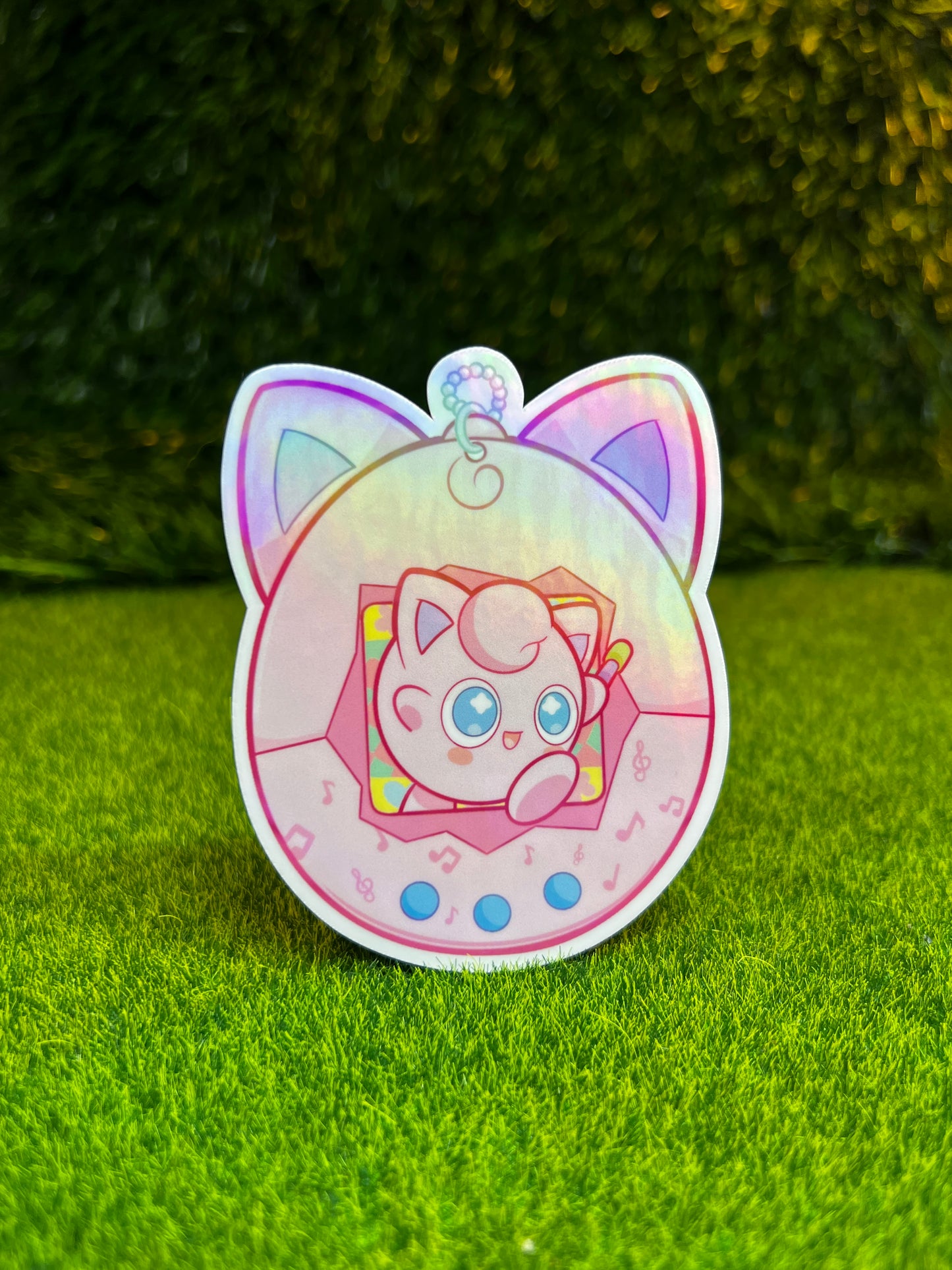 Tama Sticker Pink Puff