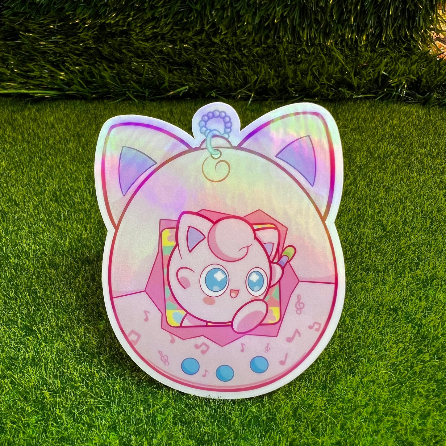 Tama Sticker Pink Puff