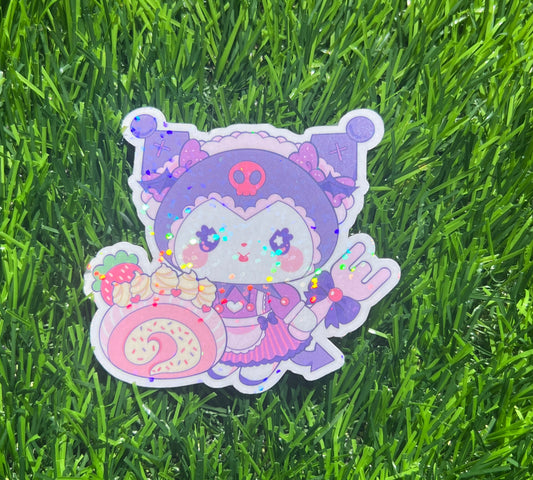 Kuromi Cake Sticker