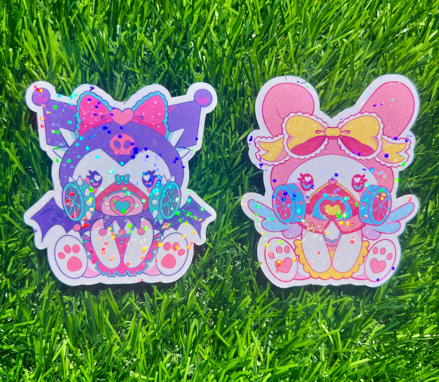 Kuromi Mask Stickers 