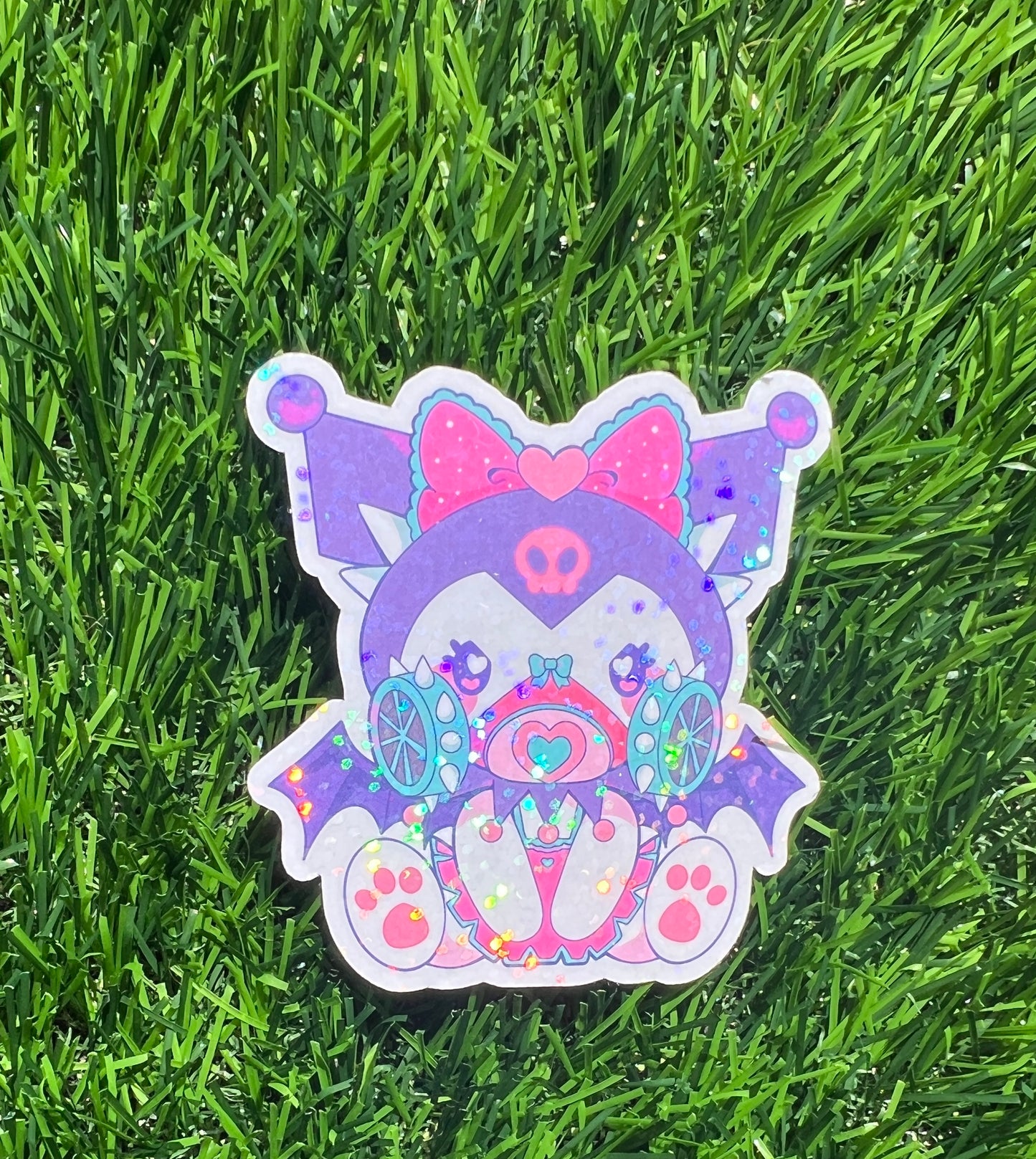 Kuromi Mask Stickers 